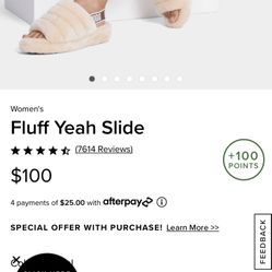 Uggs Fluff Yeah Slide  