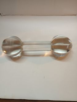 Vintage Antique Glass Silverware Rest
