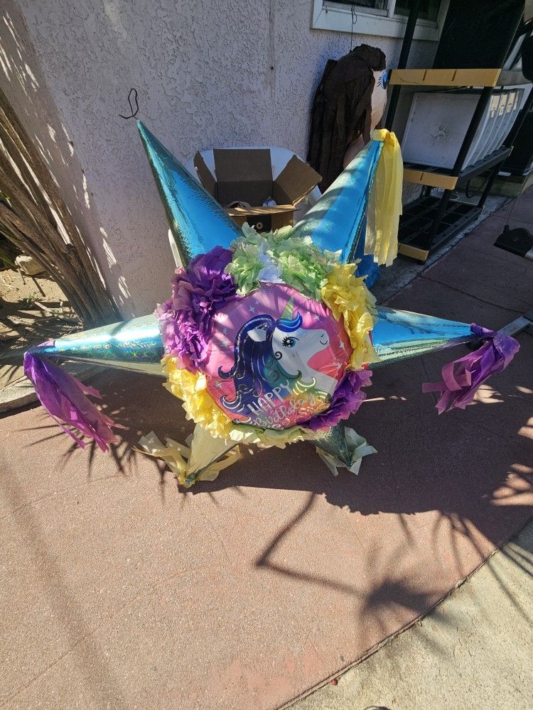 Unicorn Star Pinata