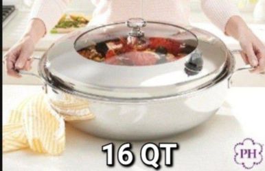Cacerola De 16 Qt, Princess House, Vida Sana, Nueva. 