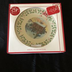 Lennox Christmas plate