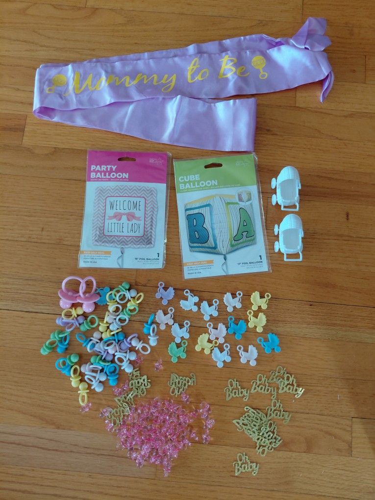 Brand New Baby Shower Decor