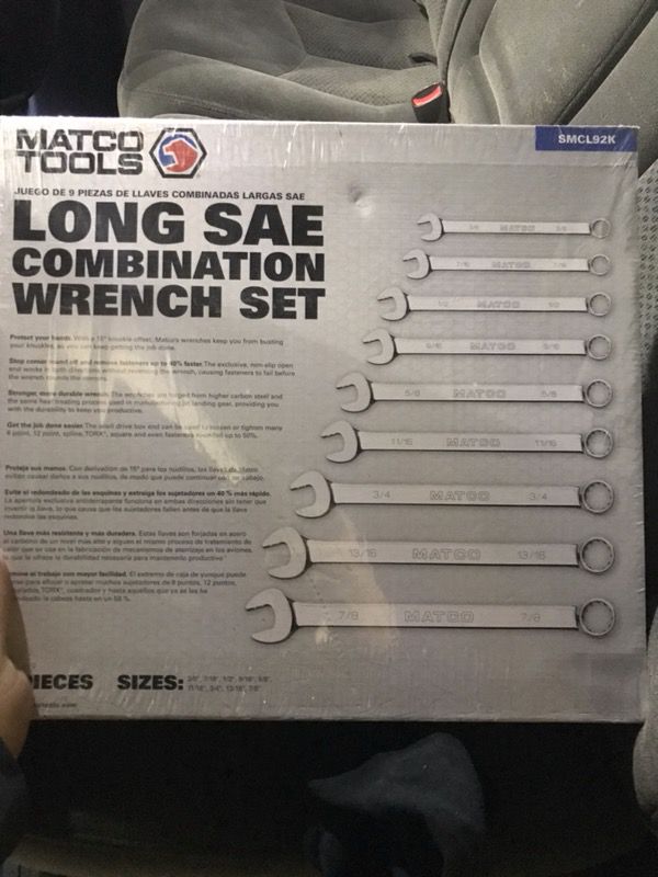 Matco Wrench Set