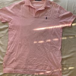 Pink Ralph Lauren Polo Short Sleeve