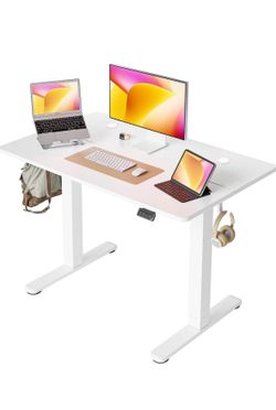 White Standing Desk