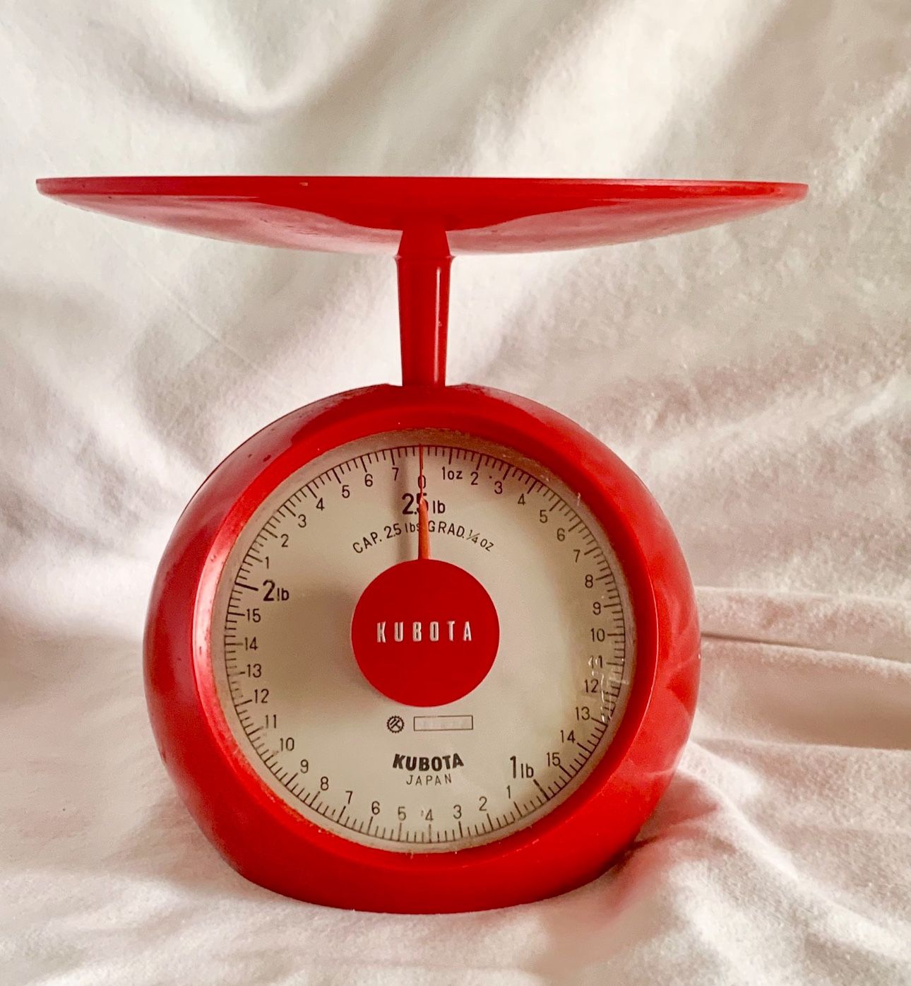 VINTAGE MCM KUBOTA JAPAN Kitchen Scale, 1960s