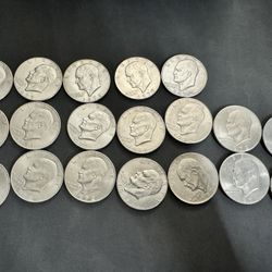 Eisenhower Dollar Coins 