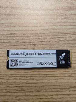 **FOR PARTS OR REPAIR ONLY. **Sabrent Rocket 4 Plus 2TB M.2 SSD BROKEN/FOR PARTS OR REPAIR ONLY