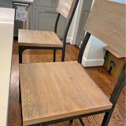 Wood & Iron Barstools