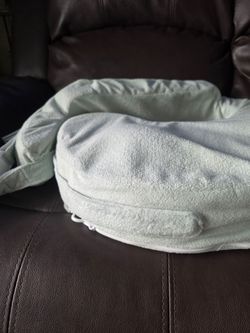 My Brest Friend Nursing Pillow - Deluxe - Enhanced Comfort w/Slipcover - Ergonomic Design for Ultimate Breastfeeding Support for Mom & Baby - Adjustab