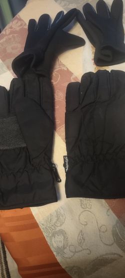 2 Pair Men's Winter Gloves 