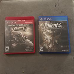 Fallout 3 (ps3) & Fallout 4 (ps4) For Sale
