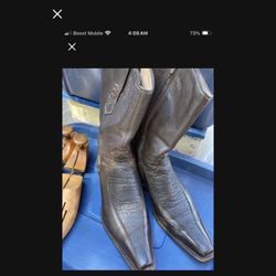 $40-Men's Very Nice All Leather Forastero Western Boots 