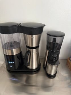 OXO coffee maker and grinder