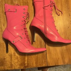 Pink Boots