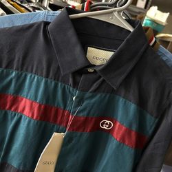 Gucci Dress Shirt Slim Fit💥Small And Medium Available 💥 Fast Shipping 