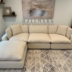 New-In-Box Cloud Sectional Couches