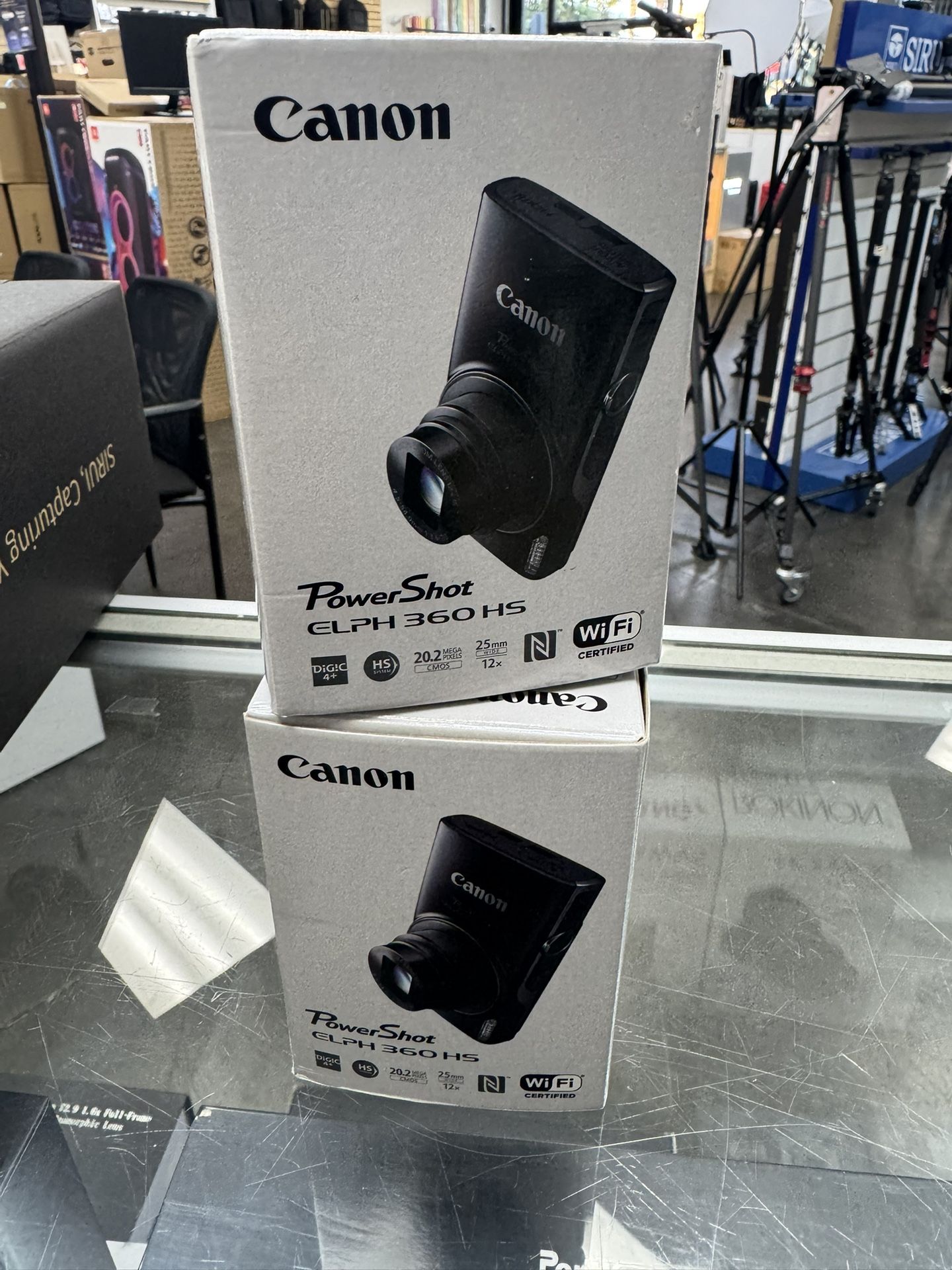 Canon Elph 360 Camera Powershot New