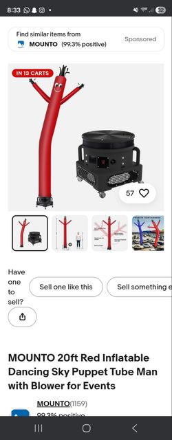 20ft Air Dancer Tube Man With Fan