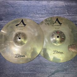 Zildjian A Custom 14 Drums Hi Hats !! $200 Or Best Offer !! 