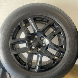 4 Factory Rims And Tires. From Chevy Silverado 2022