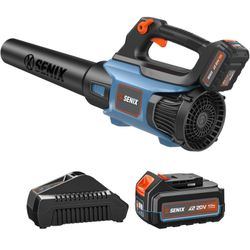 NEW IN A BOX. 20V Max Leaf Blower, Cordless, Brushless, Handheld, Up to 350 CFM and 80 MPH, 2 Speed Mode, Cruise Control, Lightweight, 4.0 Ah Battery 