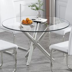 Glass Dining Table 