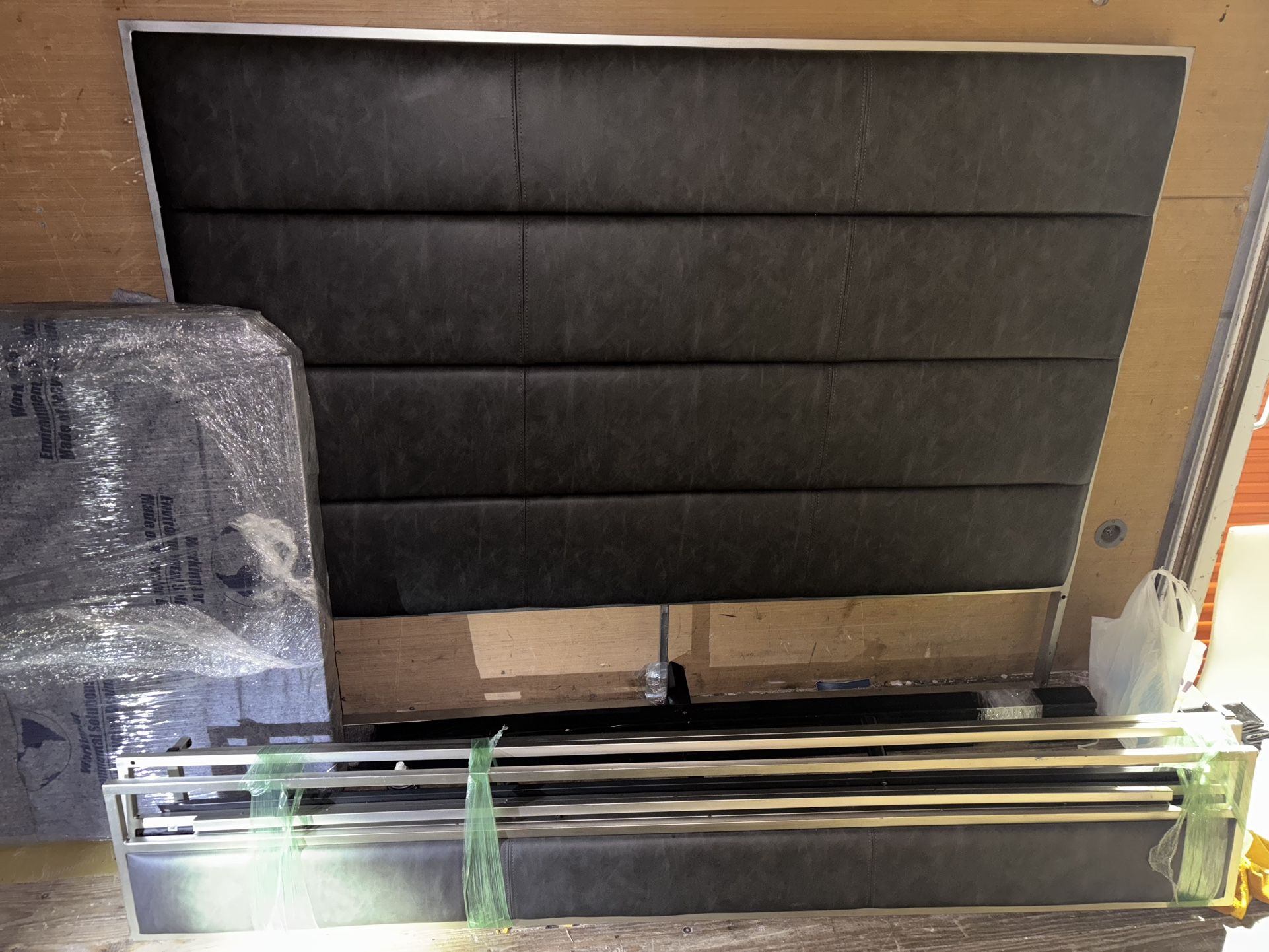 Queen headboard and frame must go