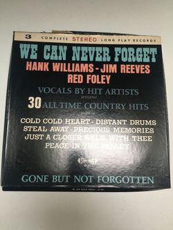 We Can Never Forget - Hank Williams, Jim Reeves, Red Foley