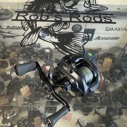 Lefty!! Daiwa Tatula 7.3 CT Like New Ready To fish Casting Fishing Reel.
