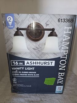 Hampton Bay 16" Vanity Light New (Price Is Firm)