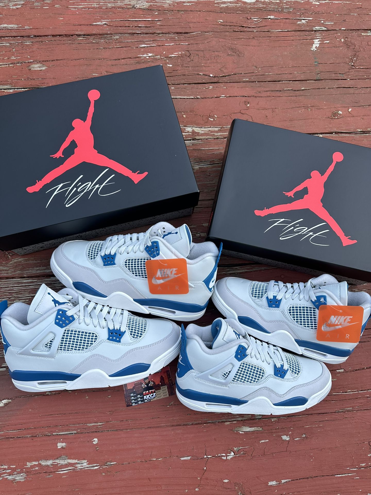 Air Jordan 4 “Military Blue” Mens 7.5-13 & GS 4-7 Available Brand New 100% Authentic Guaranteed 