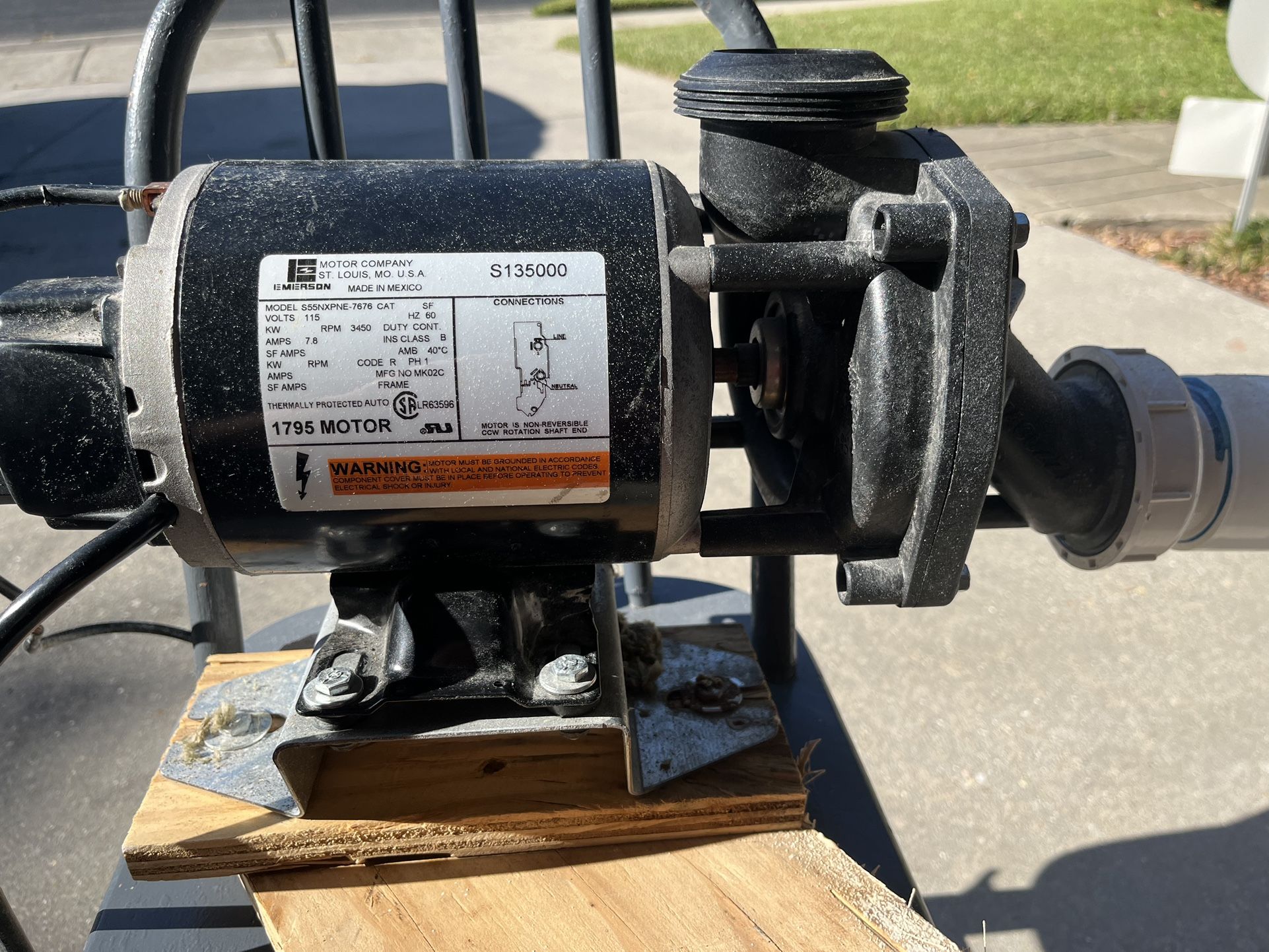 Pump/ Motor For Jacuzzi