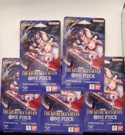 5x One Piece The Azure Sea’s Seven 12-Card Booster Pack