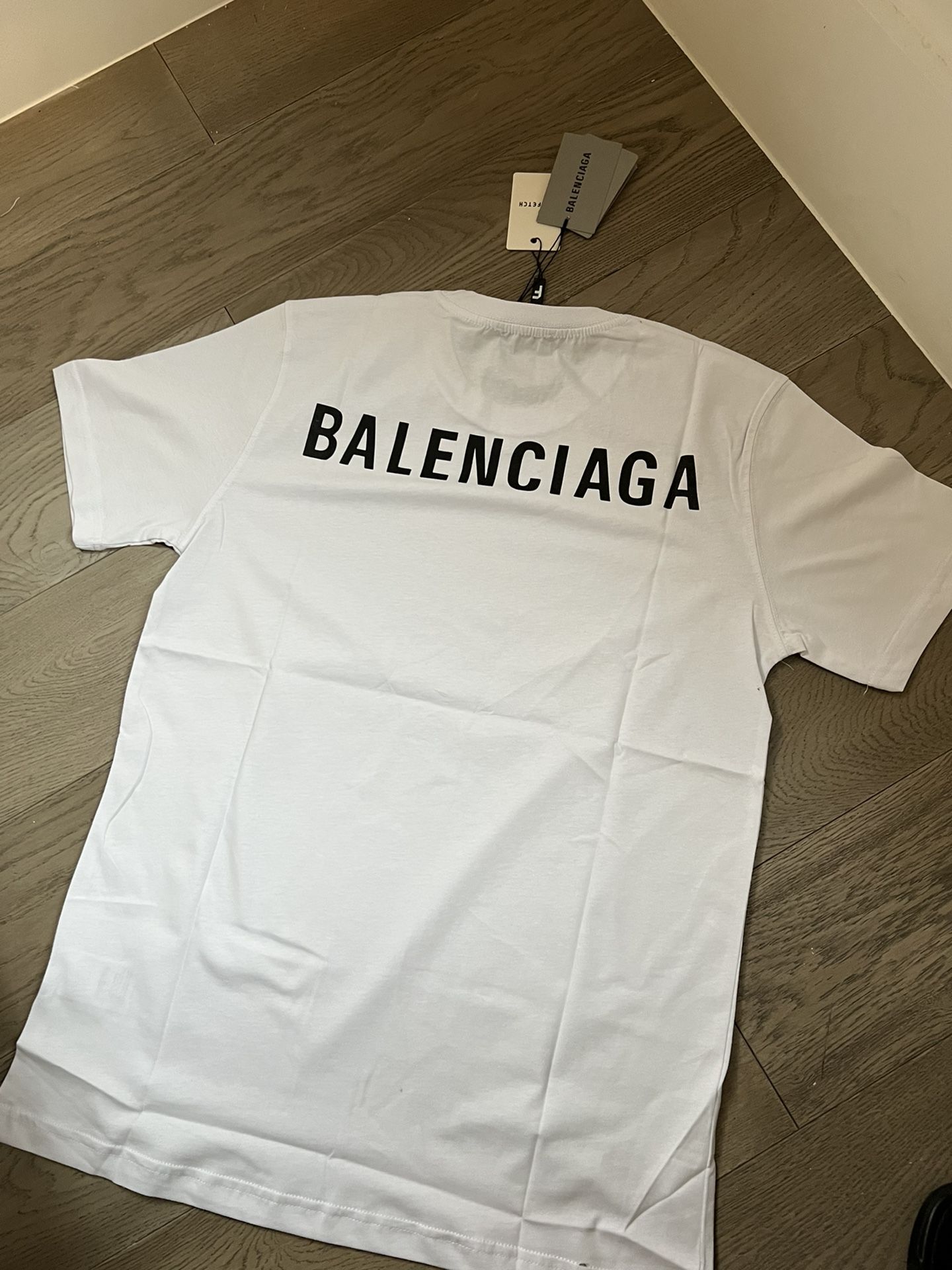 Balenciaga White T Shirt L Size