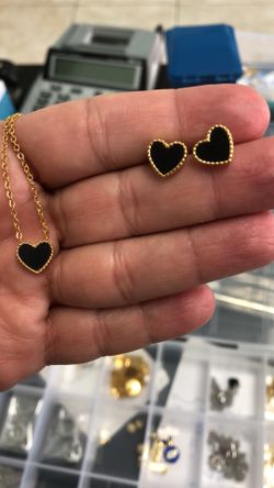HEART SET (STAINLESS STEEL)