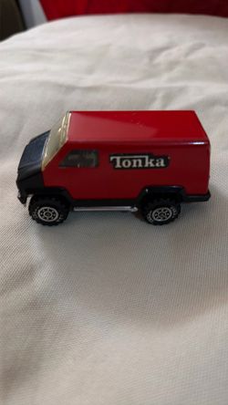 Vintage 1980s Tonka Pressed Steel Mini Van - As Is