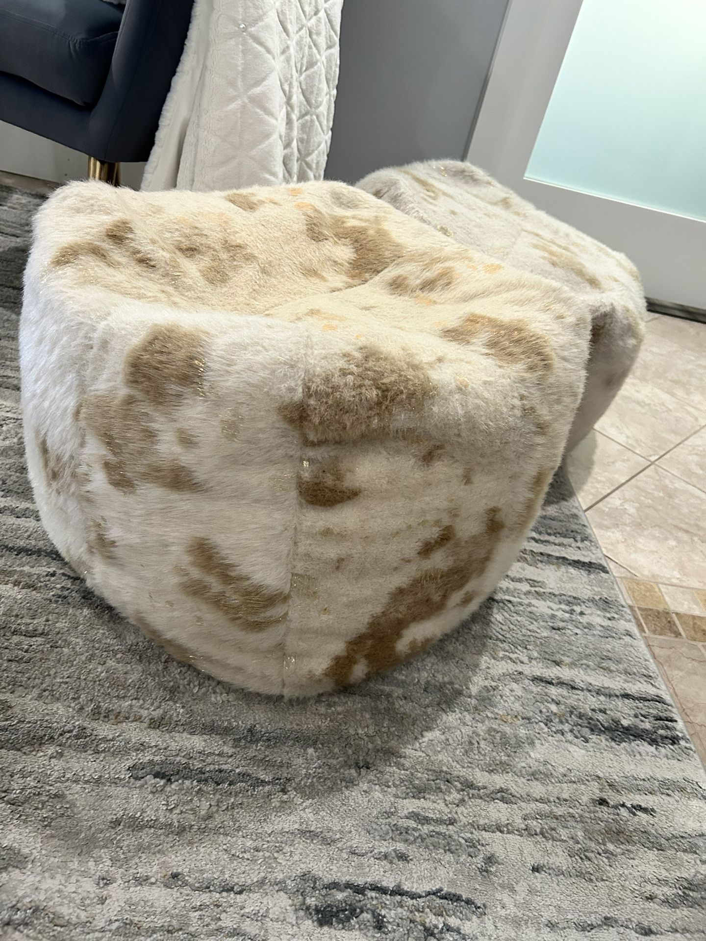 Two Bean Bag Chairs
