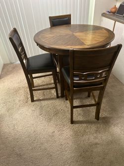 Dining table with chairs