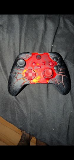 Custom Xbox Controller Lava LED Design Gears of War E-Day