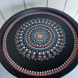 Hand Painted Table by Local Artist