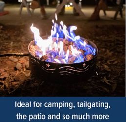 Brand New Camco Portable Propane Campfire Fire Pit (Smokeless / Camping / Tailgating)