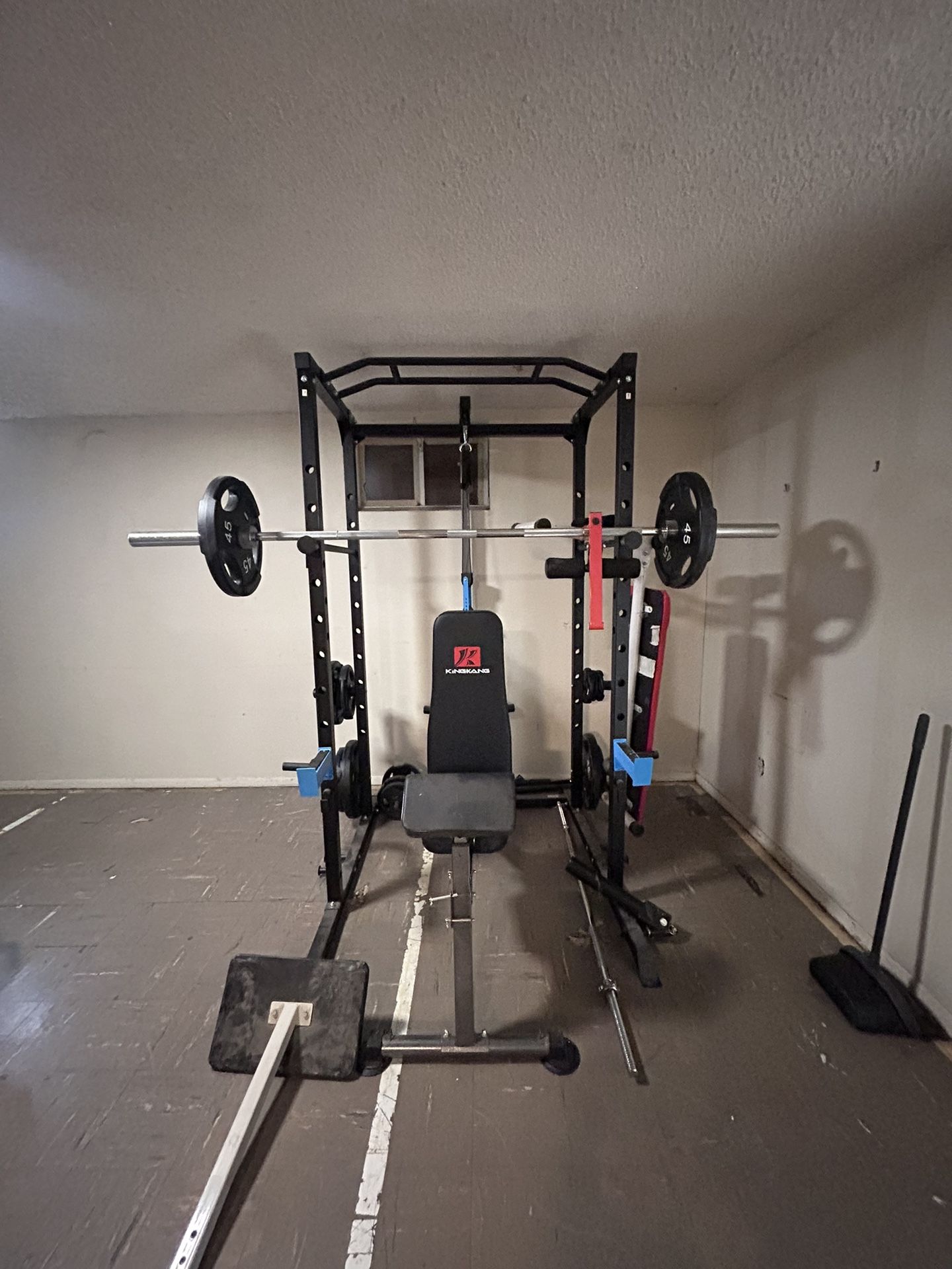 Complete Workout Bench/Rack Setup