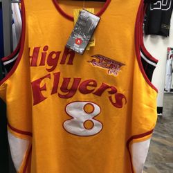 Throwback Jerseys Men’s Size 54-2XL High Flyers #8 ROCKER Vintage Everything Stitched 