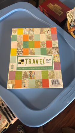 DCWV Travel  Scrapbooking Paper 