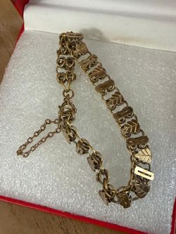 Pulsera gold fillet joyería Antigua