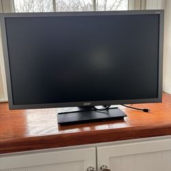 Acer 26” monitor, adjustable height , tilt