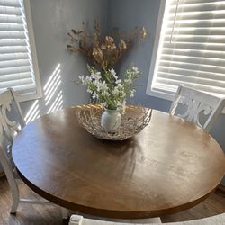 Dining Table With Three Chairs