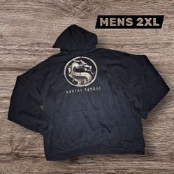 Mortal Kombat Hoodie Size XXL - Black 