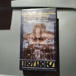 Vintage Rare Tommy Aldridge VHS Drum Workouts 
